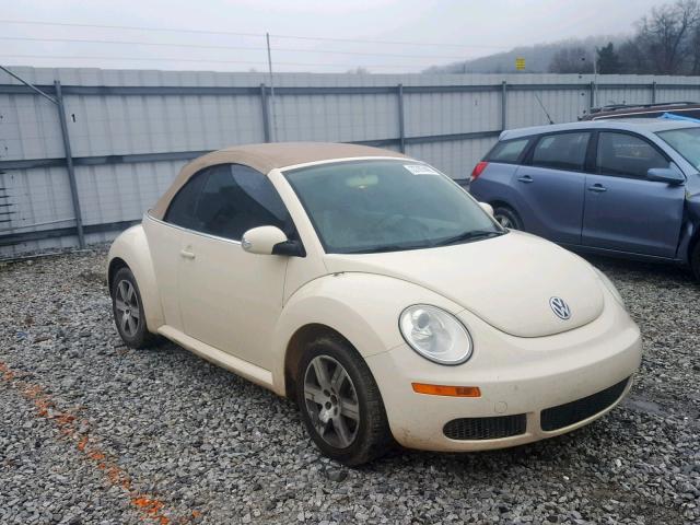 3VWRF31Y06M306968 - 2006 VOLKSWAGEN NEW BEETLE Creme Foto 1