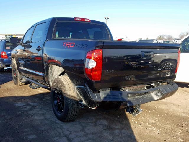 5TFDY5F19KX783398 - 2019 TOYOTA TUNDRA CRE BLACK photo 3