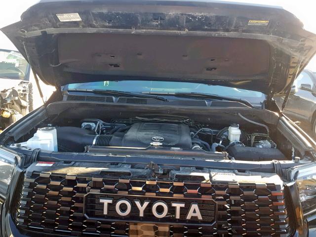 5TFDY5F19KX783398 - 2019 TOYOTA TUNDRA CRE BLACK photo 7