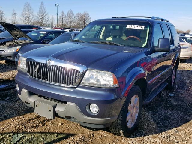 5LMEU78H43ZJ48206 - 2003 LINCOLN AVIATOR 蓝色 照片 2
