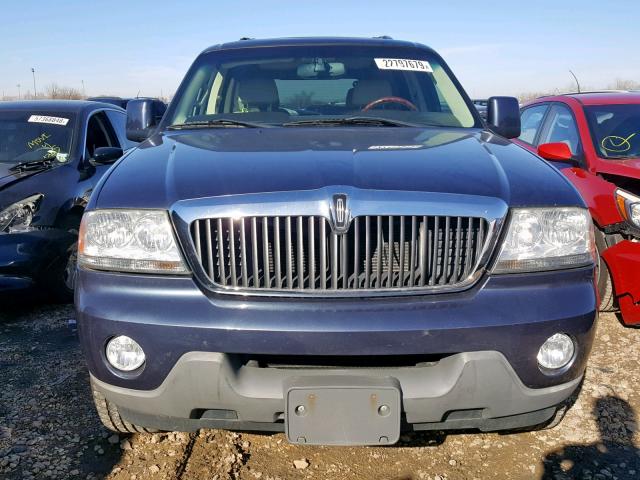 5LMEU78H43ZJ48206 - 2003 LINCOLN AVIATOR 蓝色 照片 9
