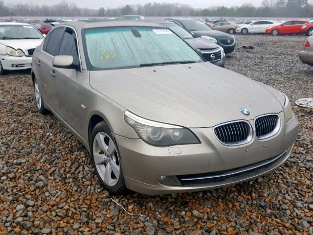 WBANV13578CZ55521 - 2008 BMW 528 XI GOLD photo 1