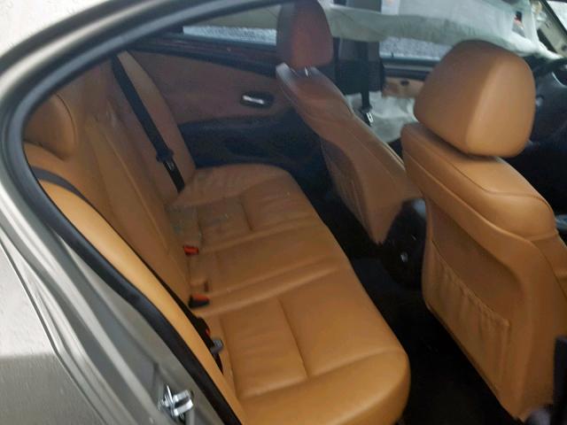 WBANV13578CZ55521 - 2008 BMW 528 XI GOLD photo 6