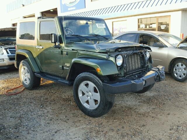 1J4FA54147L177225 - 2007 JEEP WRANGLER S GREEN photo 1