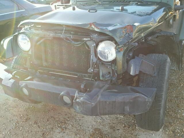 1J4FA54147L177225 - 2007 JEEP WRANGLER S GREEN photo 9