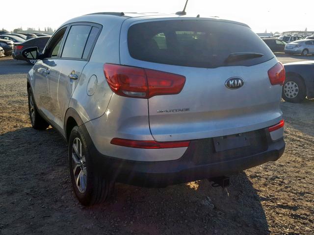 KNDPBCAC8F7704594 - 2015 KIA SPORTAGE L 银色 照片 3