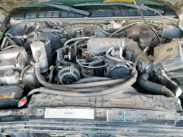 1GTCS19X638149175 - 2003 GMC SONOMA BROWN photo 7