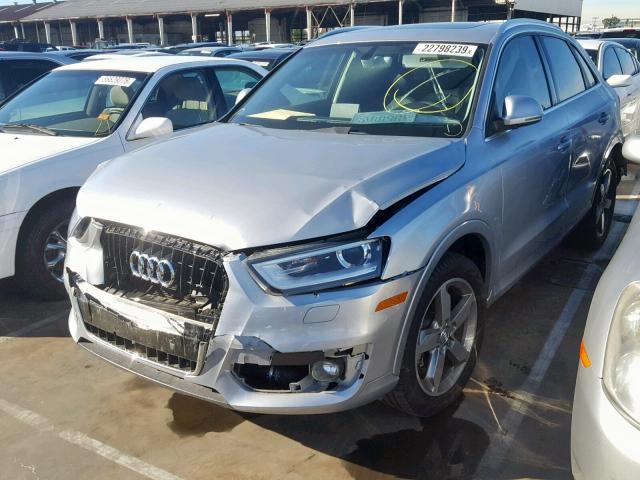 WA1BFCFS9FR012969 - 2015 AUDI Q3 PREMIUM SILVER photo 2