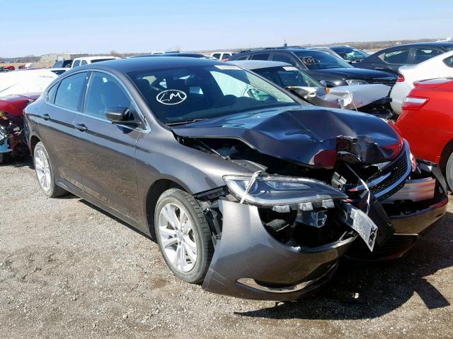 1C3CCCAB1GN169287 - 2016 CHRYSLER 200 LIMITE გრაფიტი ფოტო 1