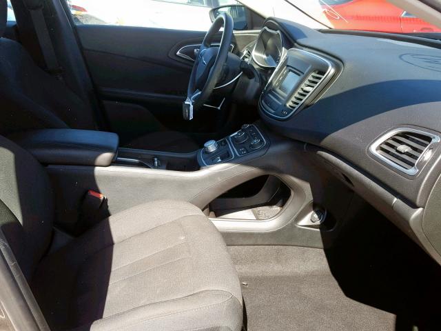 1C3CCCAB1GN169287 - 2016 CHRYSLER 200 LIMITE გრაფიტი ფოტო 5