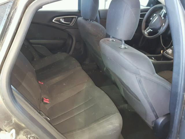 1C3CCCAB1GN169287 - 2016 CHRYSLER 200 LIMITE გრაფიტი ფოტო 6