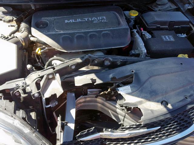 1C3CCCAB1GN169287 - 2016 CHRYSLER 200 LIMITE გრაფიტი ფოტო 7