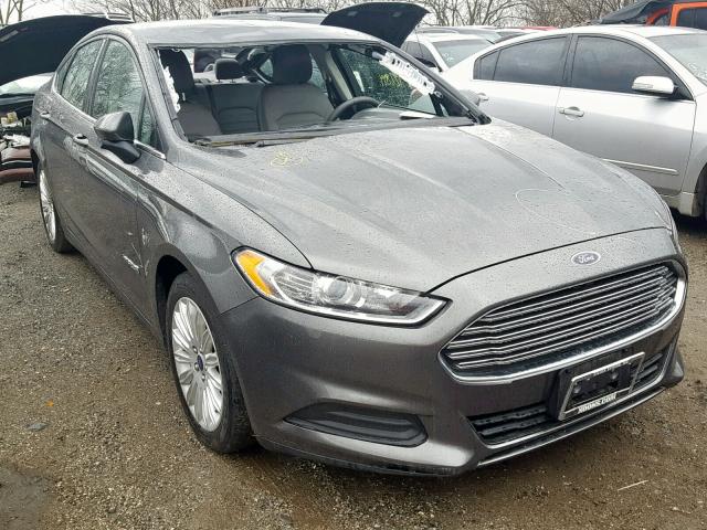 3FA6P0UU1GR403424 - 2016 FORD FUSION S H GRAY photo 1