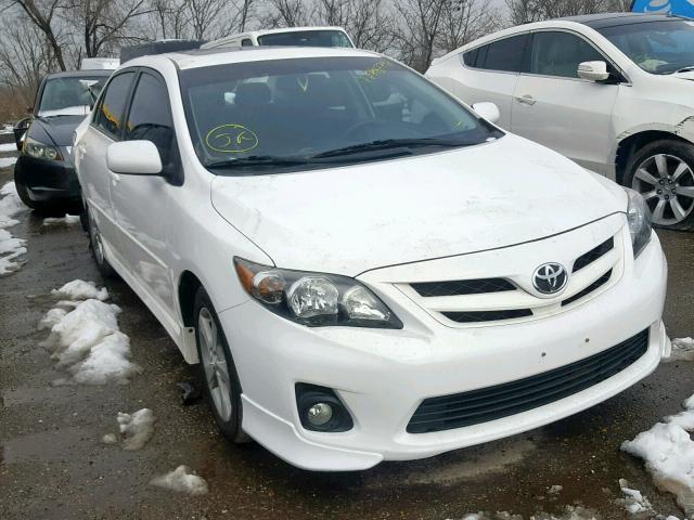 2T1BU4EE2CC895218 - 2012 TOYOTA COROLLA BA WHITE photo 1