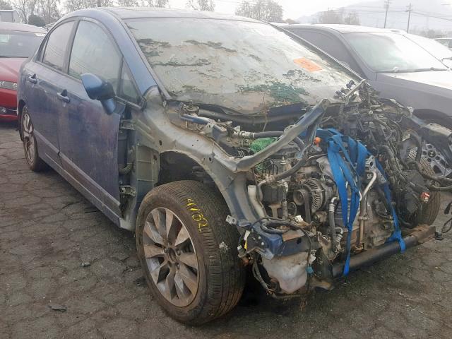 19XFA1F83AE045386 - 2010 HONDA CIVIC EX Mavi foto 1