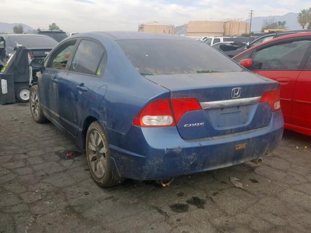 19XFA1F83AE045386 - 2010 HONDA CIVIC EX Mavi foto 3