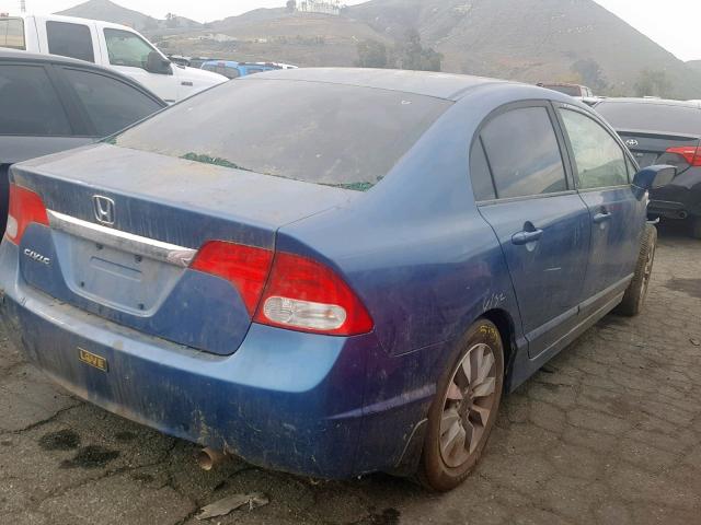 19XFA1F83AE045386 - 2010 HONDA CIVIC EX Mavi foto 4
