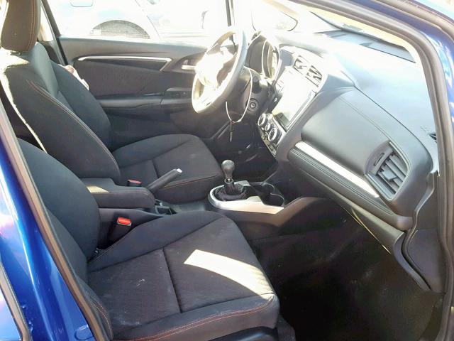 3HGGK5G63JM710204 - 2018 HONDA FIT SPORT 蓝色 照片 5