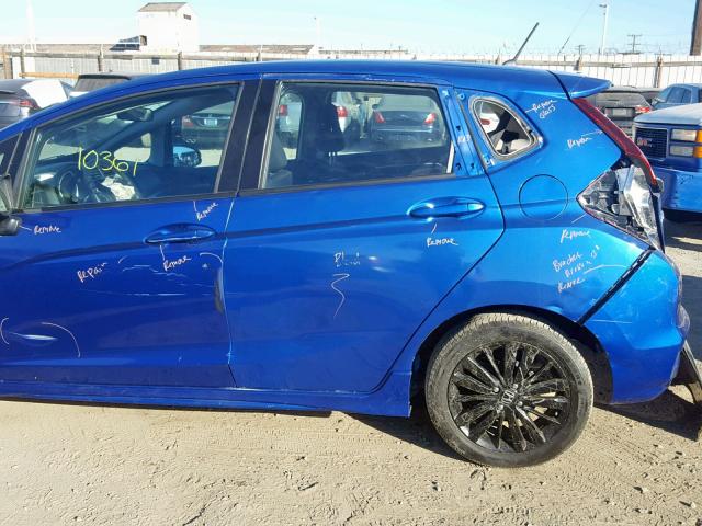 3HGGK5G63JM710204 - 2018 HONDA FIT SPORT 蓝色 照片 9