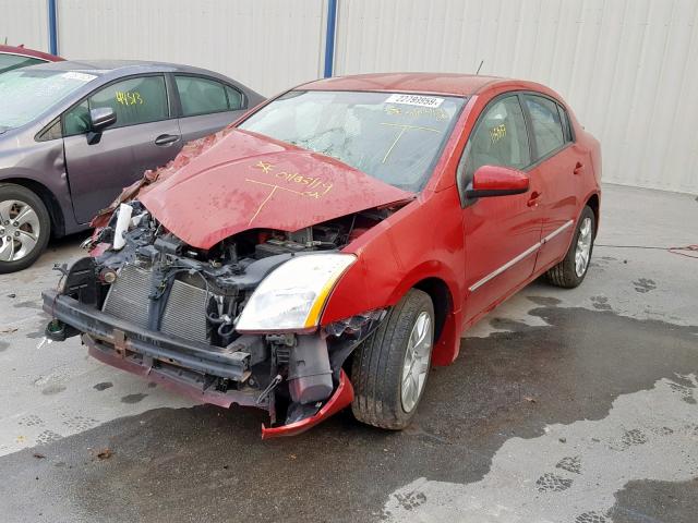 3N1AB6AP2BL725542 - 2011 NISSAN SENTRA 2.0 RED photo 2