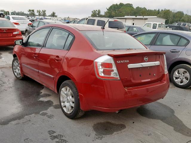 3N1AB6AP2BL725542 - 2011 NISSAN SENTRA 2.0 RED photo 3