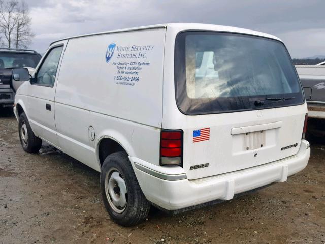 2B7GH1138PR385507 - 1993 DODGE CARAVAN C/ WHITE photo 3