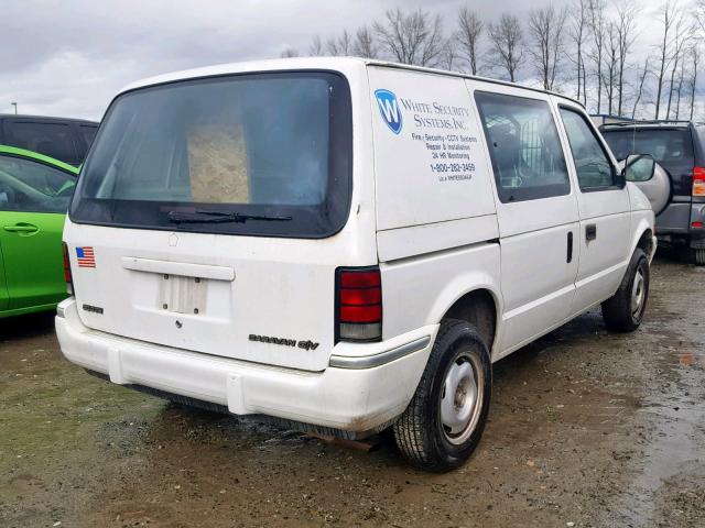 2B7GH1138PR385507 - 1993 DODGE CARAVAN C/ WHITE photo 4