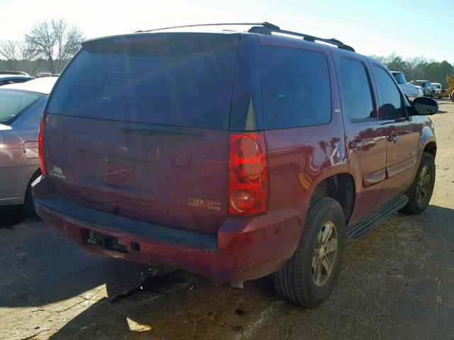 1GKFC13J17R332843 - 2007 GMC YUKON MAROON photo 4