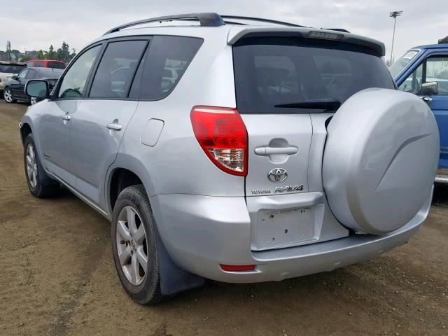 JTMZK31V765004247 - 2006 TOYOTA RAV4 LIMIT SILVER photo 3