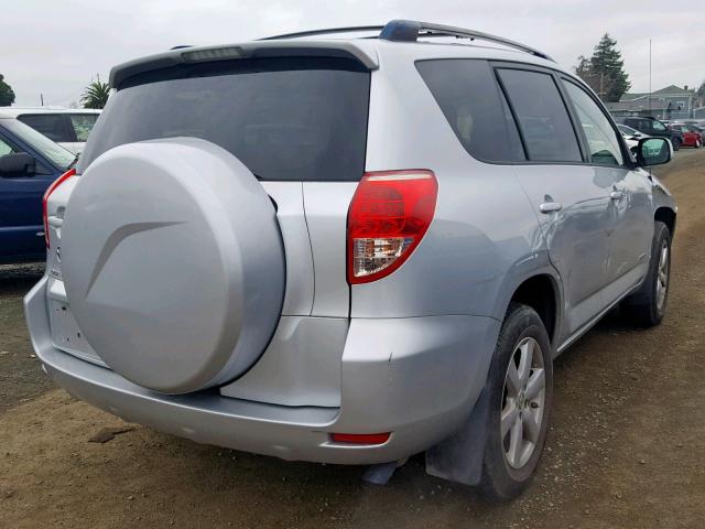 JTMZK31V765004247 - 2006 TOYOTA RAV4 LIMIT SILVER photo 4