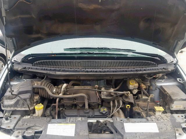 1D4GP25R35B305729 - 2005 DODGE CARAVAN SE BLUE photo 7