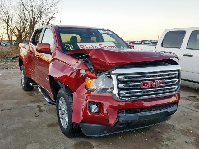 1GTG5CENXK1101114 - 2019 GMC CANYON SLE BURGUNDY photo 1