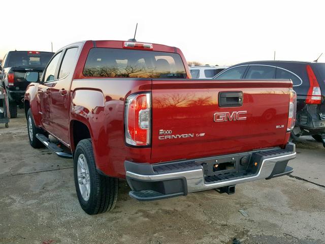 1GTG5CENXK1101114 - 2019 GMC CANYON SLE BURGUNDY photo 3