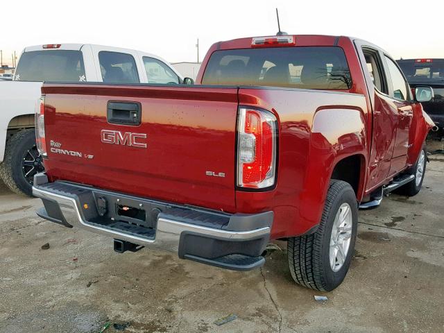 1GTG5CENXK1101114 - 2019 GMC CANYON SLE BURGUNDY photo 4