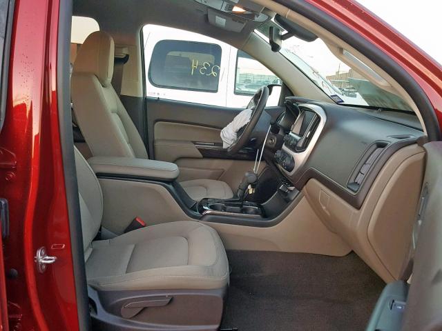 1GTG5CENXK1101114 - 2019 GMC CANYON SLE BURGUNDY photo 5