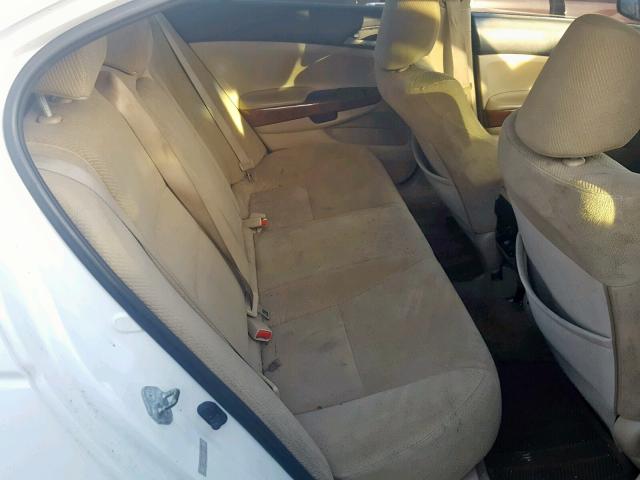 1HGCP2F74BA034840 - 2011 HONDA ACCORD EX Biały zdjęcie 6