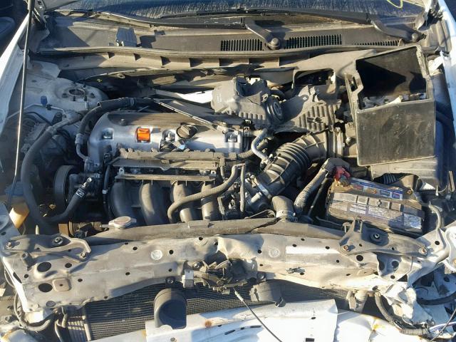 1HGCP2F74BA034840 - 2011 HONDA ACCORD EX Biały zdjęcie 7