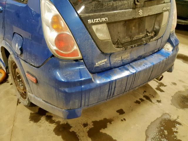 JS2RC61H155301124 - 2005 SUZUKI AERIO SX BLUE photo 9