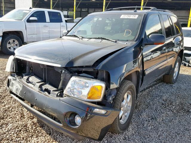 1GKDT13S042106524 - 2004 GMC ENVOY BLACK photo 2