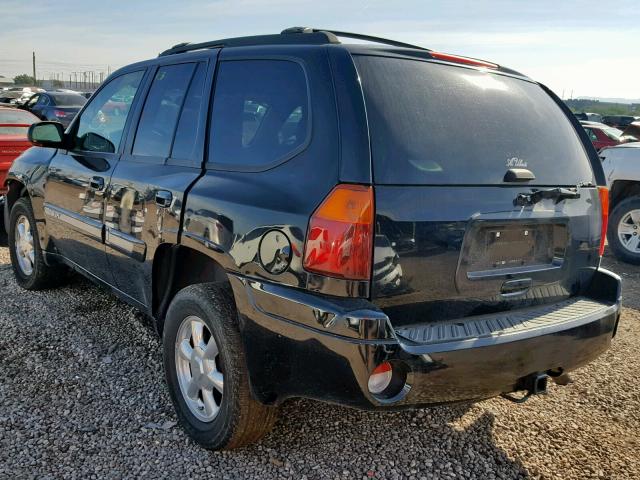 1GKDT13S042106524 - 2004 GMC ENVOY BLACK photo 3