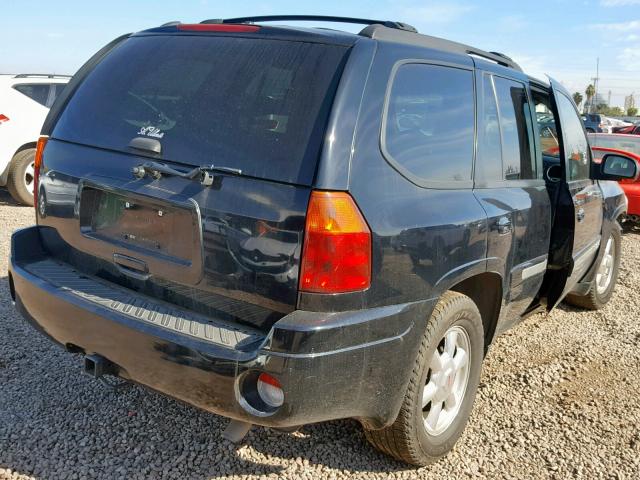 1GKDT13S042106524 - 2004 GMC ENVOY BLACK photo 4