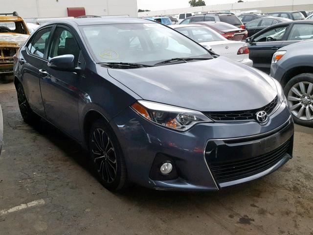 5YFBURHE3FP259100 - 2015 TOYOTA COROLLA L TURQUOISE photo 1