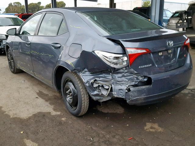 5YFBURHE3FP259100 - 2015 TOYOTA COROLLA L TURQUOISE photo 3