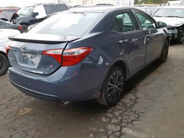 5YFBURHE3FP259100 - 2015 TOYOTA COROLLA L TURQUOISE photo 4