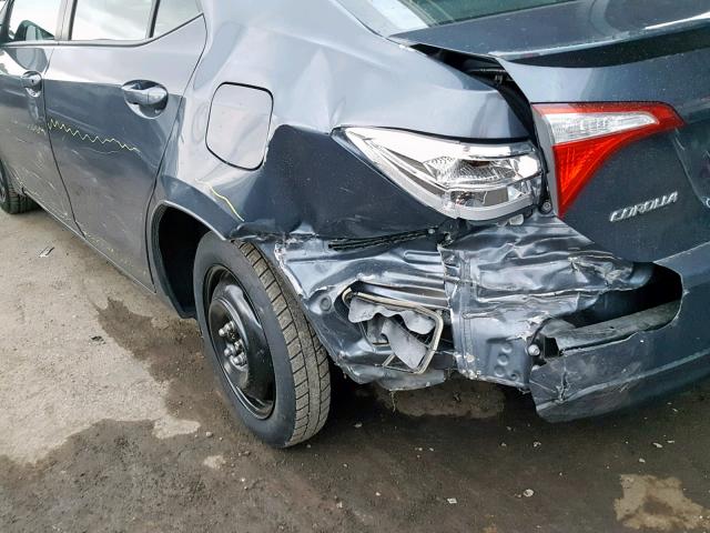 5YFBURHE3FP259100 - 2015 TOYOTA COROLLA L TURQUOISE photo 9