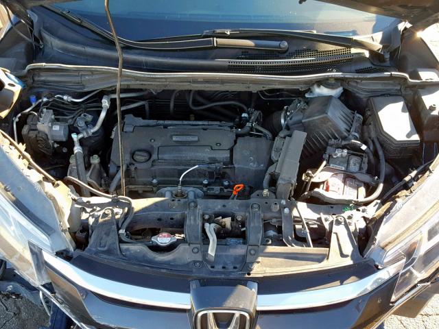 2HKRM3H78GH516988 - 2016 HONDA CR-V EXL BLUE photo 7