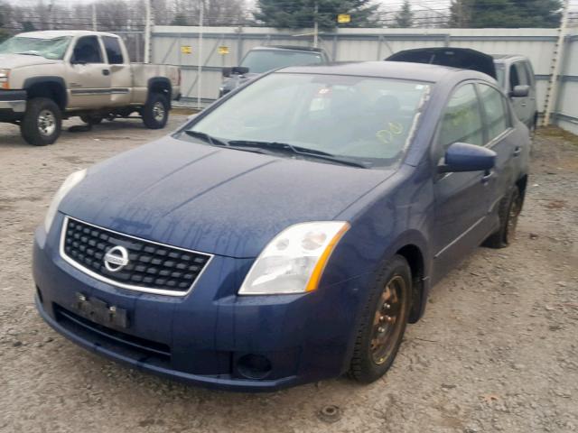 3N1AB61EX8L651066 - 2008 NISSAN SENTRA 2.0 BLUE photo 2