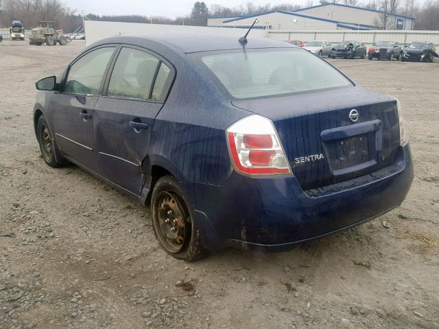 3N1AB61EX8L651066 - 2008 NISSAN SENTRA 2.0 BLUE photo 3