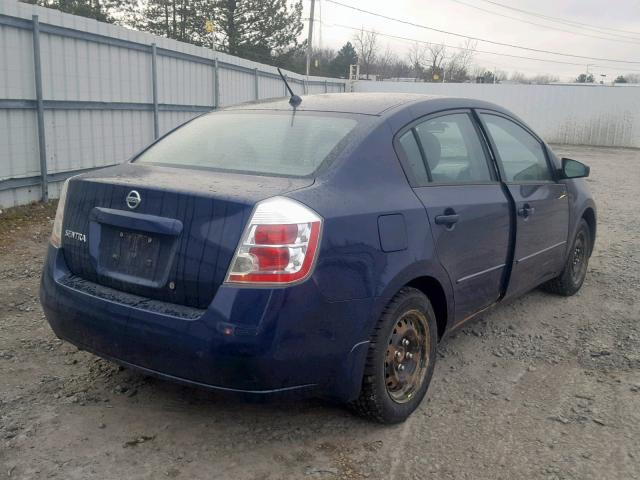 3N1AB61EX8L651066 - 2008 NISSAN SENTRA 2.0 BLUE photo 4