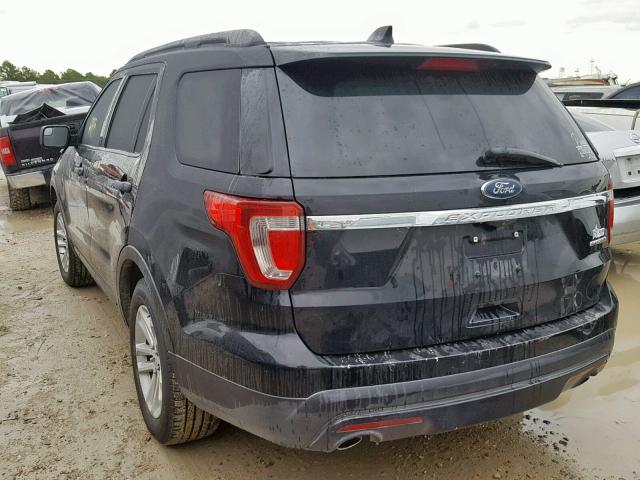 1FM5K7B83GGB61659 - 2016 FORD EXPLORER BLACK photo 3